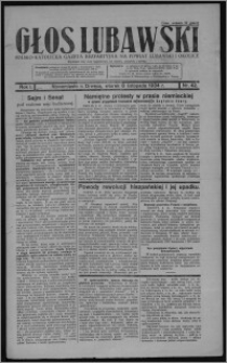 Głos Lubawski : polsko-katolicka gazeta bezpartyjna na powiat lubawski i okolice 1934.11.06, R. 1, nr 42