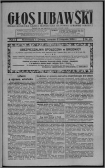 Głos Lubawski : polsko-katolicka gazeta bezpartyjna na powiat lubawski i okolice 1934.11.08, R. 1, nr 43