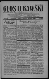 Głos Lubawski : polsko-katolicka gazeta bezpartyjna na powiat lubawski i okolice 1934.11.24, R. 1, nr 50 + Dodatek Rolniczy