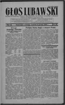 Głos Lubawski : polsko-katolicka gazeta bezpartyjna na powiat lubawski i okolice 1934.12.06, R. 1, nr 55