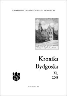 Kronika Bydgoska T. 40 (2019)