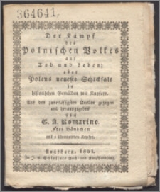 Der Kampf des polnischen Volkes auf Tod und Leben : oder Polens neueste Schicksale in historischen Gemälden. Bd. 8