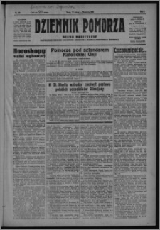 Dziennik Pomorza : pismo polityczne poświęcone obronie interesów rolnictwa, handlu, przemysłu i rzemiosła 1928.02.12, R. 1, nr 19