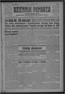 Dziennik Pomorza : pismo polityczne poświęcone obronie interesów rolnictwa, handlu, przemysłu i rzemiosła 1928.03.04, R. 1, nr 37