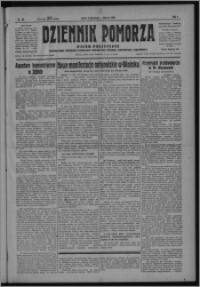 Dziennik Pomorza : pismo polityczne poświęcone obronie interesów rolnictwa, handlu, przemysłu i rzemiosła 1928.04.03, R. 1, nr 62