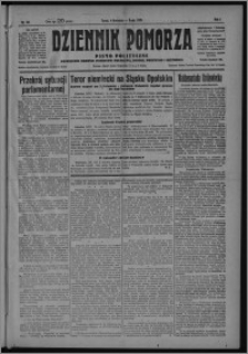 Dziennik Pomorza : pismo polityczne poświęcone obronie interesów rolnictwa, handlu, przemysłu i rzemiosła 1928.04.04, R. 1, nr 63