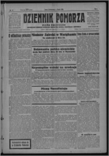 Dziennik Pomorza : pismo polityczne poświęcone obronie interesów rolnictwa, handlu, przemysłu i rzemiosła 1928.04.20, R. 1, nr 75
