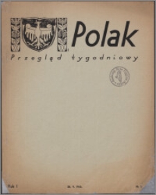 Polak : przegląd tygodniowy 1945.09.28, R. 1 nr 11