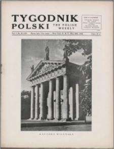 Tygodnik Polski = The Polish Weekly / Koło Pisarzy z Polski 1945, R. 3 nr 20 (125)
