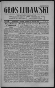 Głos Lubawski : polsko-katolicka gazeta bezpartyjna na powiat lubawski i okolice 1935.01.10, R. 2, nr 5