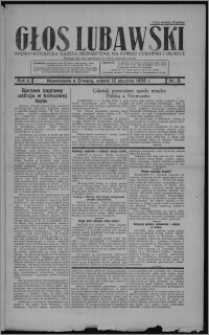 Głos Lubawski : polsko-katolicka gazeta bezpartyjna na powiat lubawski i okolice 1935.01.12, R. 2, nr 6 + Dodatek Rolniczy