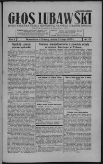 Głos Lubawski : polsko-katolicka gazeta bezpartyjna na powiat lubawski i okolice 1935.02.02, R. 2, nr 15 + Dodatek Rolniczy