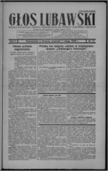 Głos Lubawski : polsko-katolicka gazeta bezpartyjna na powiat lubawski i okolice 1935.02.07, R. 2, nr 17