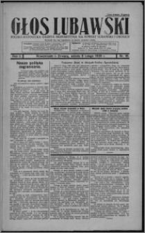 Głos Lubawski : polsko-katolicka gazeta bezpartyjna na powiat lubawski i okolice 1935.02.09, R. 2, nr 18 + Dodatek Rolniczy