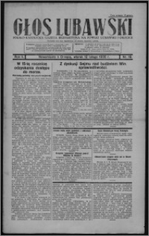 Głos Lubawski : polsko-katolicka gazeta bezpartyjna na powiat lubawski i okolice 1935.02.12, R. 2, nr 19