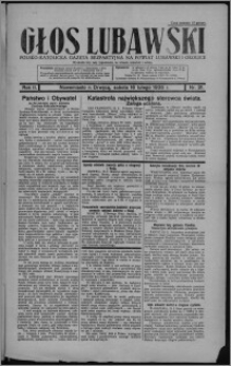 Głos Lubawski : polsko-katolicka gazeta bezpartyjna na powiat lubawski i okolice 1935.02.16, R. 2, nr 21 + Dodatek Rolniczy