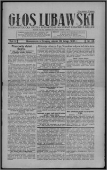 Głos Lubawski : polsko-katolicka gazeta bezpartyjna na powiat lubawski i okolice 1935.02.26, R. 2, nr 25