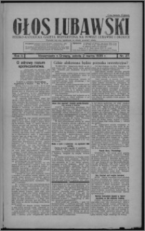 Głos Lubawski : polsko-katolicka gazeta bezpartyjna na powiat lubawski i okolice 1935.03.02, R. 2, nr 27 + Dodatek Rolniczy