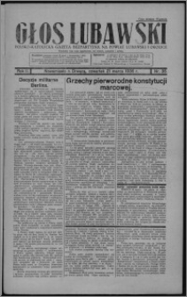 Głos Lubawski : polsko-katolicka gazeta bezpartyjna na powiat lubawski i okolice 1935.03.21, R. 2, nr 35