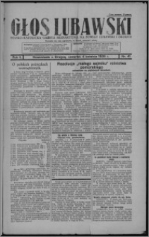 Głos Lubawski : polsko-katolicka gazeta bezpartyjna na powiat lubawski i okolice 1935.04.04, R. 2, nr 41