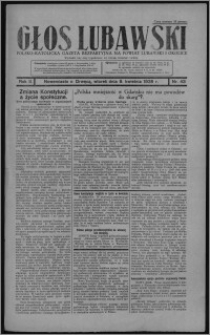 Głos Lubawski : polsko-katolicka gazeta bezpartyjna na powiat lubawski i okolice 1935.04.09, R. 2, nr 43