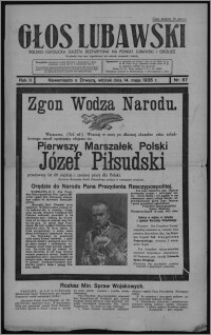 Głos Lubawski : polsko-katolicka gazeta bezpartyjna na powiat lubawski i okolice 1935.05.14, R. 2, nr 57