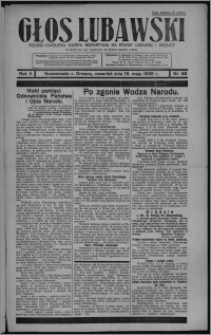Głos Lubawski : polsko-katolicka gazeta bezpartyjna na powiat lubawski i okolice 1935.05.16, R. 2, nr 58