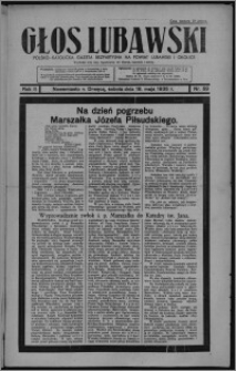 Głos Lubawski : polsko-katolicka gazeta bezpartyjna na powiat lubawski i okolice 1935.05.18, R. 2, nr 59 + Dodatek Rolniczy