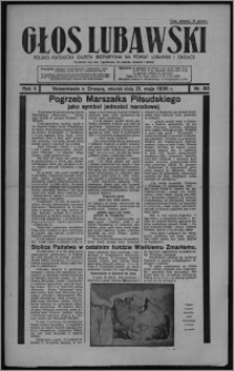 Głos Lubawski : polsko-katolicka gazeta bezpartyjna na powiat lubawski i okolice 1935.05.21, R. 2, nr 60