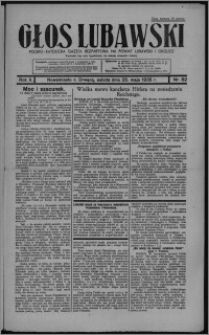 Głos Lubawski : polsko-katolicka gazeta bezpartyjna na powiat lubawski i okolice 1935.05.25, R. 2, nr 62 + Dodatek Rolniczy