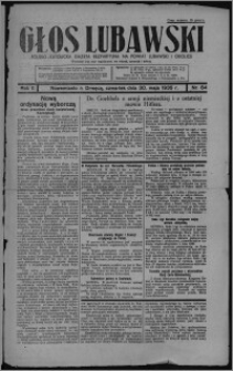 Głos Lubawski : polsko-katolicka gazeta bezpartyjna na powiat lubawski i okolice 1935.05.30, R. 2, nr 64