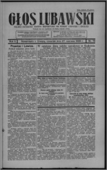 Głos Lubawski : polsko-katolicka gazeta bezpartyjna na powiat lubawski i okolice 1935.06.27, R. 2, nr 75