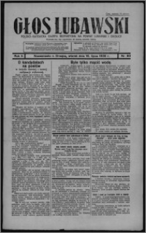 Głos Lubawski : polsko-katolicka gazeta bezpartyjna na powiat lubawski i okolice 1935.07.16, R. 2, nr 83