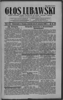 Głos Lubawski : polsko-katolicka gazeta bezpartyjna na powiat lubawski i okolice 1935.08.08, R. 2, nr 93