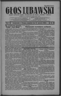 Głos Lubawski : polsko-katolicka gazeta bezpartyjna na powiat lubawski i okolice 1935.08.15, R. 2, nr 96