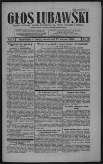 Głos Lubawski : polsko-katolicka gazeta bezpartyjna na powiat lubawski i okolice 1935.08.27, R. 2, nr 101