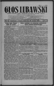 Głos Lubawski : polsko-katolicka gazeta bezpartyjna na powiat lubawski i okolice 1935.09.28, R. 2, nr 115 + Dodatek Rolniczy