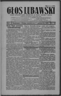 Głos Lubawski : polsko-katolicka gazeta bezpartyjna na powiat lubawski i okolice 1935.10.17, R. 2, nr 123