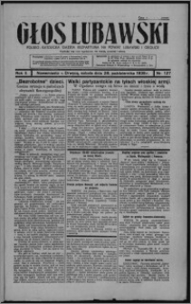 Głos Lubawski : polsko-katolicka gazeta bezpartyjna na powiat lubawski i okolice 1935.10.26, R. 2, nr 127 + Dodatek Rolniczy