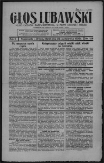 Głos Lubawski : polsko-katolicka gazeta bezpartyjna na powiat lubawski i okolice 1935.10.29, R. 2, nr 128