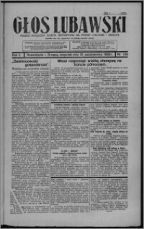 Głos Lubawski : polsko-katolicka gazeta bezpartyjna na powiat lubawski i okolice 1935.10.31, R. 2, nr 129