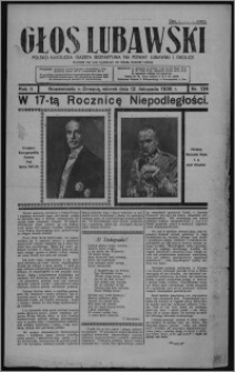 Głos Lubawski : polsko-katolicka gazeta bezpartyjna na powiat lubawski i okolice 1935.11.12, R. 2, nr 134