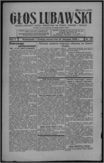 Głos Lubawski : polsko-katolicka gazeta bezpartyjna na powiat lubawski i okolice 1935.11.19, R. 2, nr 137