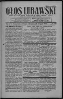 Głos Lubawski : polsko-katolicka gazeta bezpartyjna na powiat lubawski i okolice 1935.11.23, R. 2, nr 139 + Dodatek Rolniczy