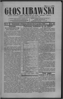 Głos Lubawski : polsko-katolicka gazeta bezpartyjna na powiat lubawski i okolice 1935.12.05, R. 2, nr 144