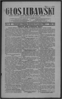Głos Lubawski : polsko-katolicka gazeta bezpartyjna na powiat lubawski i okolice 1935.12.10, R. 2, nr 146