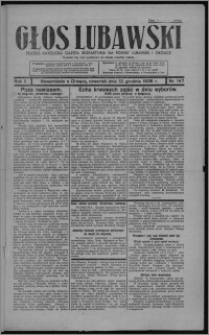 Głos Lubawski : polsko-katolicka gazeta bezpartyjna na powiat lubawski i okolice 1935.12.12, R. 2, nr 147