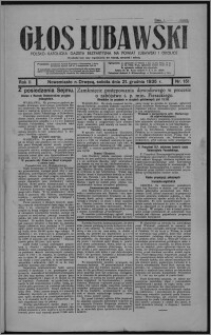 Głos Lubawski : polsko-katolicka gazeta bezpartyjna na powiat lubawski i okolice 1935.12.21, R. 2, nr 151 + Dodatek Rolniczy