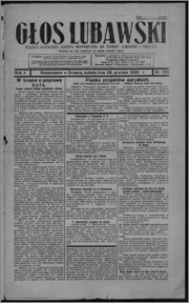 Głos Lubawski : polsko-katolicka gazeta bezpartyjna na powiat lubawski i okolice 1935.12.28, R. 2, nr 153