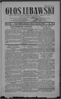 Głos Lubawski : polsko-katolicka gazeta bezpartyjna na powiat lubawski i okolice 1938.01.04, R. 5, nr 2